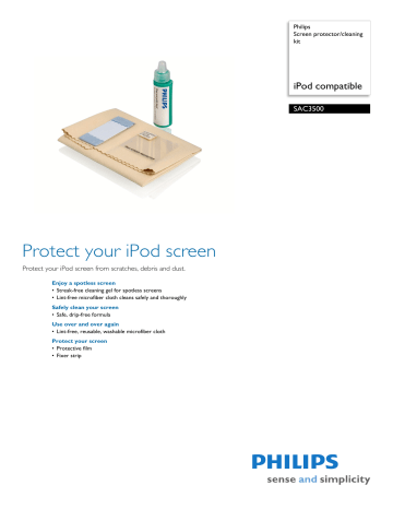 Philips SAC3500 User manual Philips SAC3500 User manual