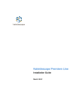 Kaleidescape Premiere Series Installation manual
