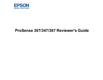 Epson ProSense 307 Guide | Manualzz Epson ProSense 307 Guide | Manualzz