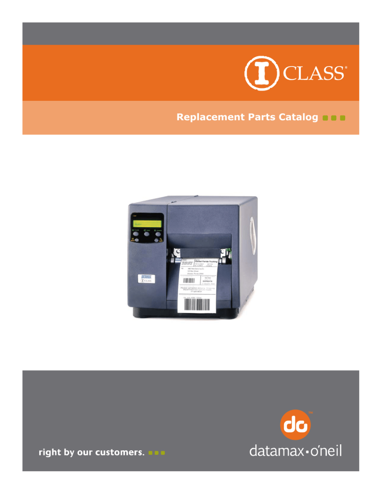 Replacement Parts Catalog Replacement Parts Catalog
