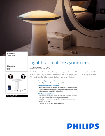 3115431PU Philips Table lamp 3115431PU Philips Table lamp