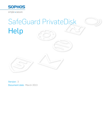 SafeGuard PrivateDisk Help SafeGuard PrivateDisk Help