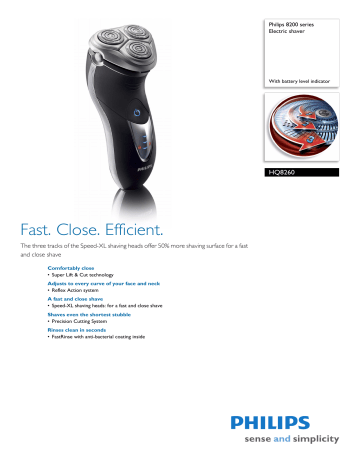 HQ8260/18 Philips Electric shaver HQ8260/18 Philips Electric shaver