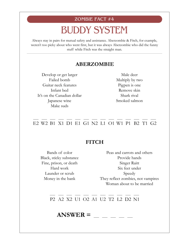 buddy system buddy system