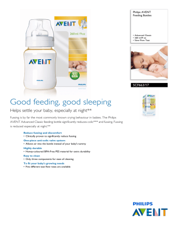 SCF663/17 Philips Feeding Bottles SCF663/17 Philips Feeding Bottles
