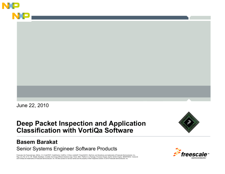 Deep Packet Inspection and Application Deep Packet Inspection and Application
