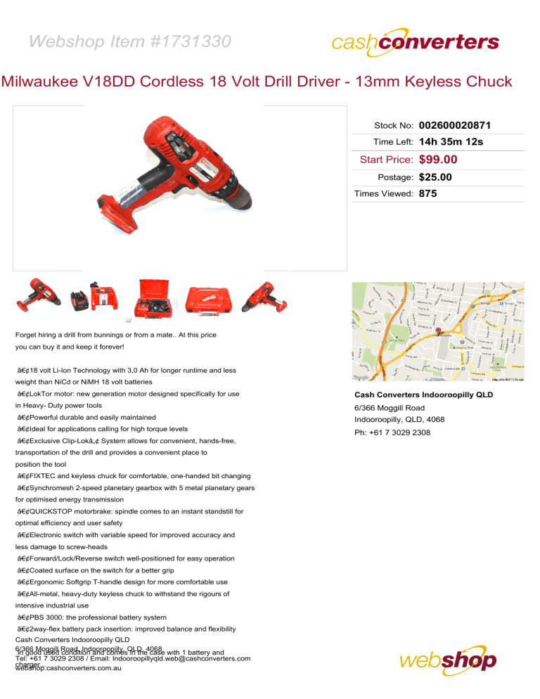 Webshop Item #1731330 Webshop Item #1731330