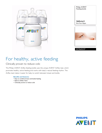 SCF643/37 Philips Feeding bottle SCF643/37 Philips Feeding bottle