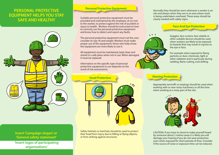 personal protective equipment helps you stay safe and healthy personal protective equipment helps you stay safe and healthy
