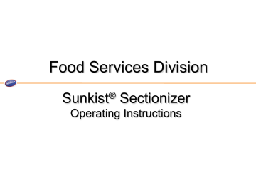 Food Services Division Food Services Division