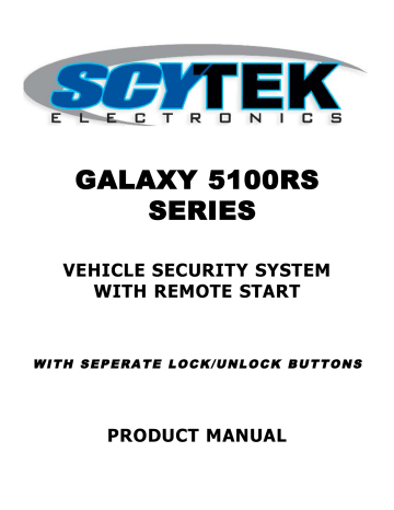 Scytek electronic 5100RS Product manual | Manualzz