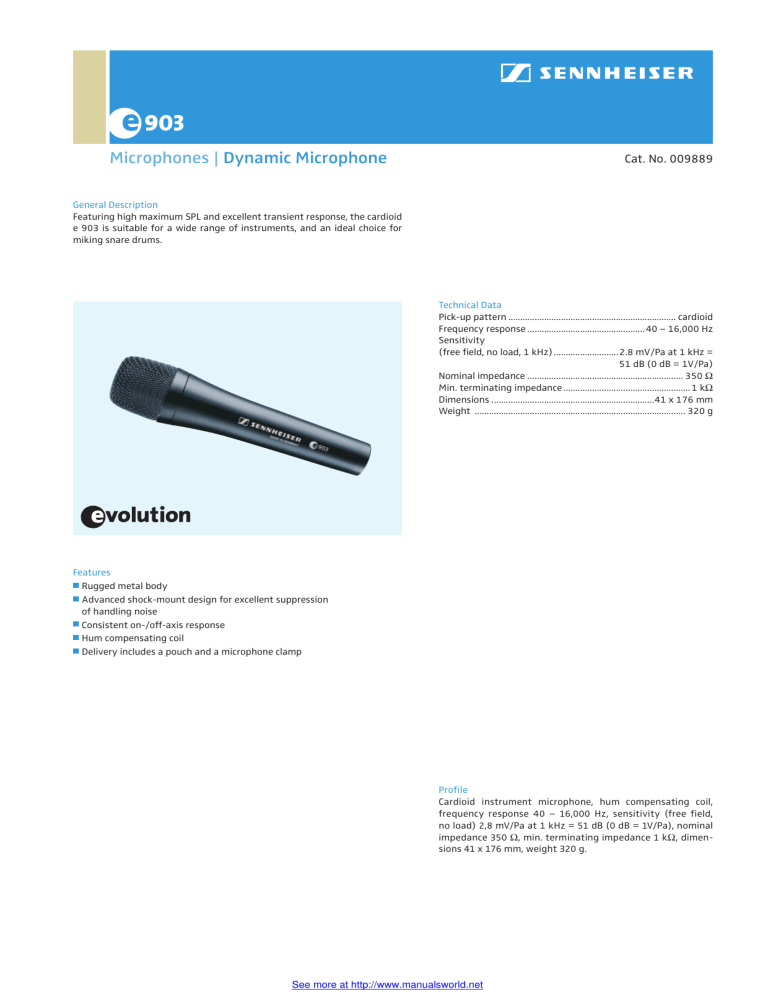 Microphones | Dynamic Microphone Microphones | Dynamic Microphone