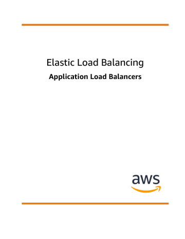 Elastic Load Balancing - Application Load | Manualzz