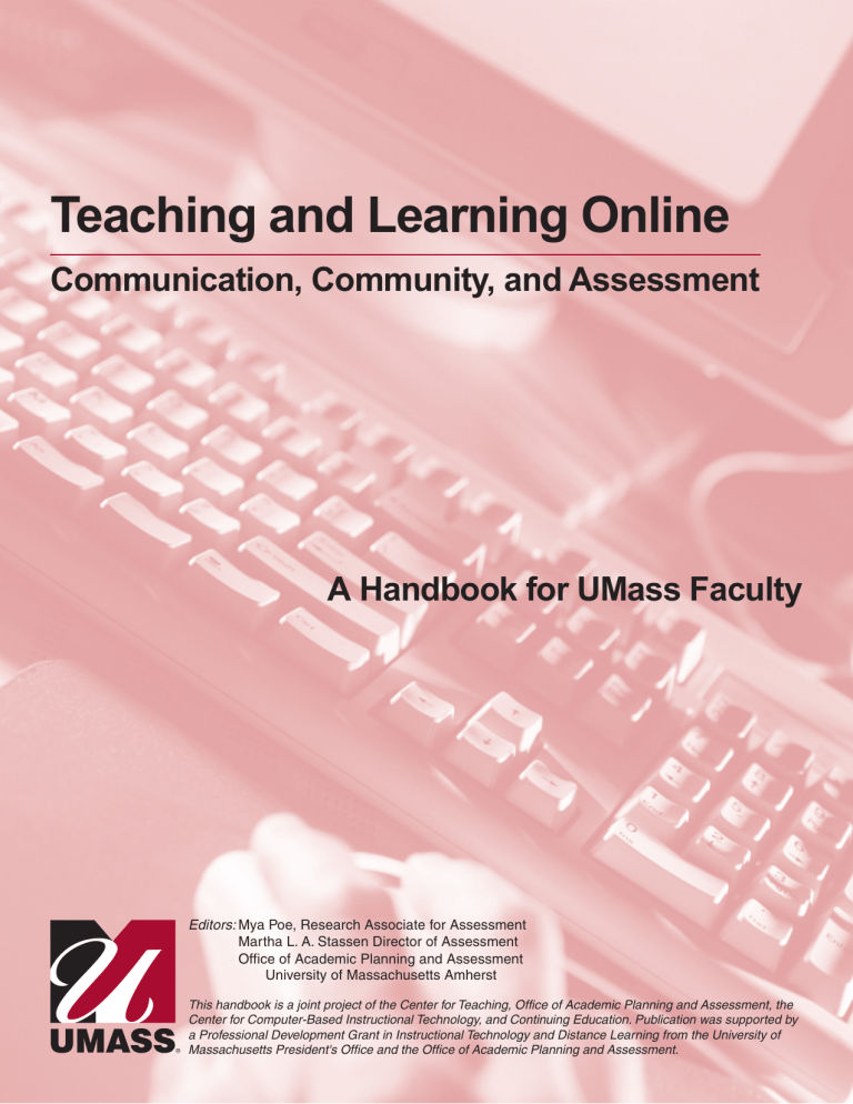 Teaching and Learning Online Teaching and Learning Online