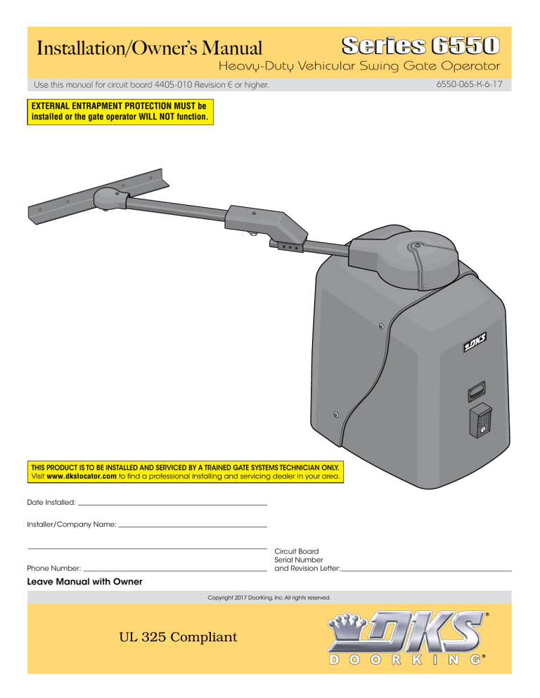 Series 6550 - TS Distributors Series 6550 - TS Distributors