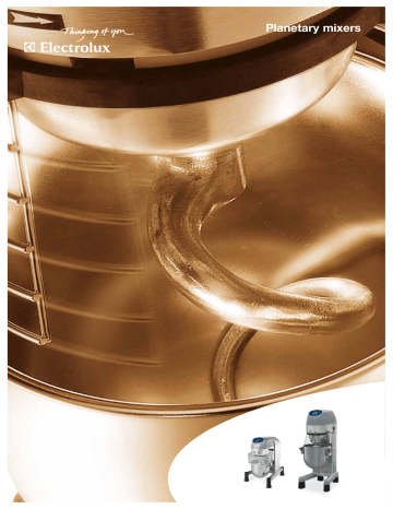 Planetary mixers Planetary mixers