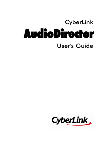 Licensing and Copyright Information. CyberLink AudioDirector 7.0 | Manualzz