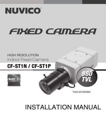 Nuvico CF-ST1P Installation manual | Manualzz Nuvico CF-ST1P Installation manual | Manualzz