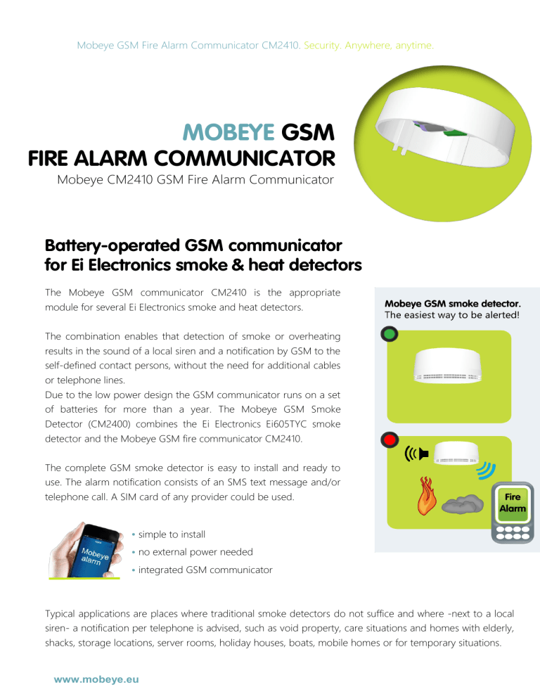 CM2410 datasheet CM2410 datasheet
