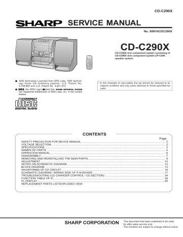 CD-C290X CD-C290X