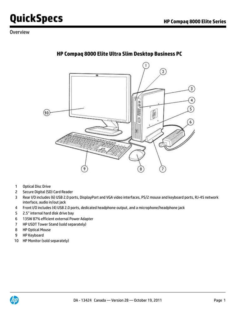HP Compaq 8000 Elite Series - im Harlander.com Supportbereich HP Compaq 8000 Elite Series - im Harlander.com Supportbereich