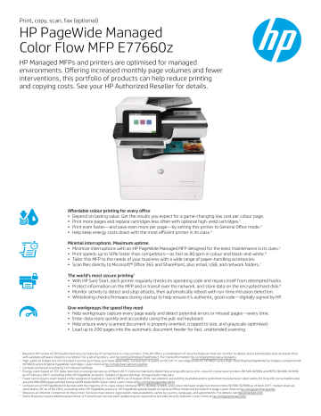 Hp Pagewide Managed P Dn Multifunction Printer Setup