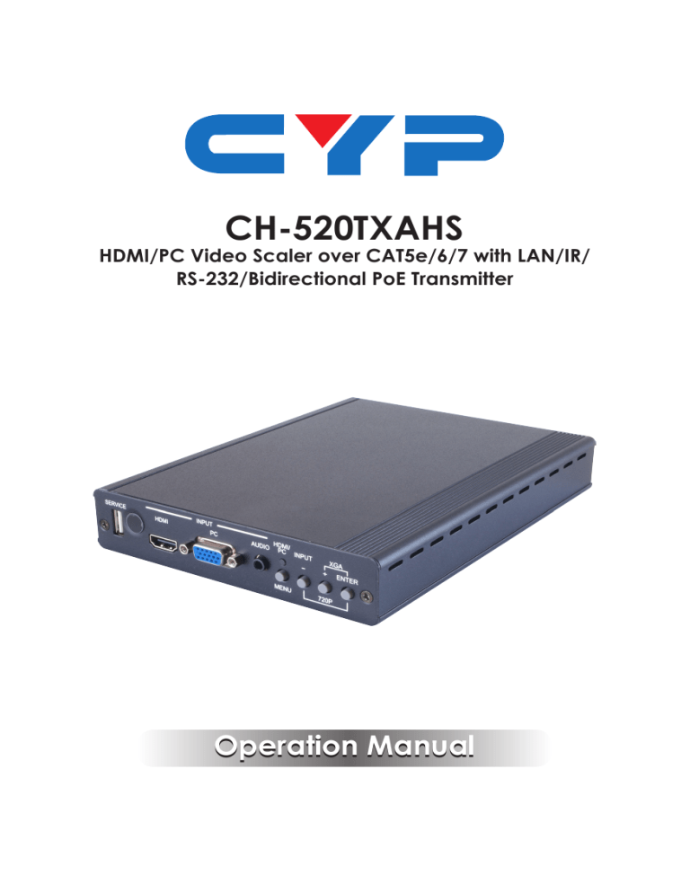 ch-520txahs - Cypress Technology ch-520txahs - Cypress Technology