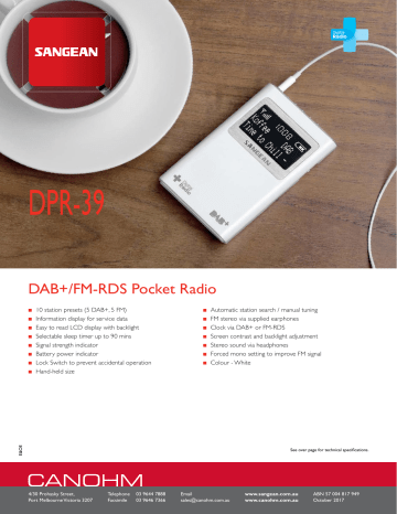 DPR-39 - Canohm DPR-39 - Canohm