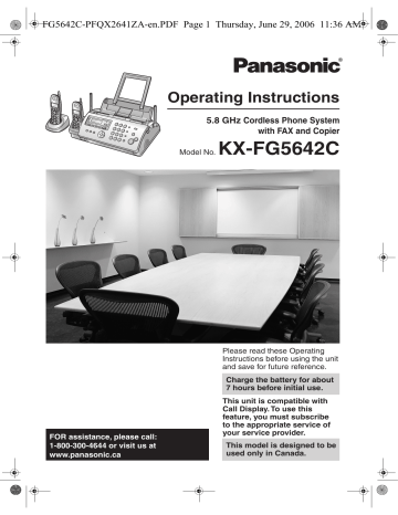 Operating Instructions Operating Instructions