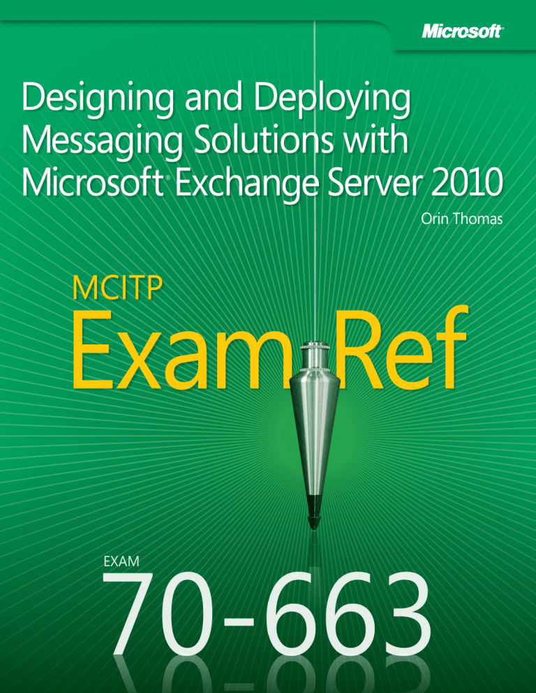 MCITP 70-663 Exam Ref: Designing and MCITP 70-663 Exam Ref: Designing and