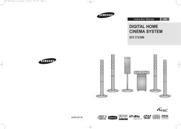 Samsung HT-TX500 User manual Samsung HT-TX500 User manual