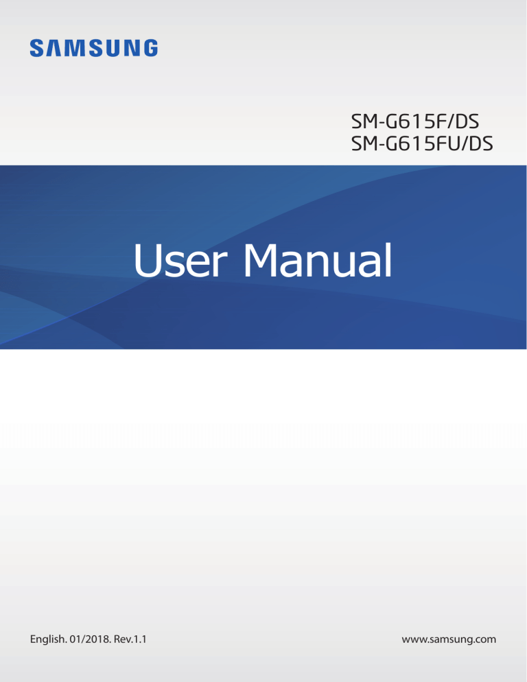 Samsung SM-G615FU/DS, SM-G615F/DS User manual Samsung SM-G615FU/DS, SM-G615F/DS User manual