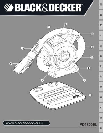 Black Decker Dustbuster Flexi PD1800EL User Manual Manualzz