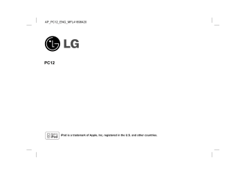 LG PC12 Owner's manual LG PC12 Owner's manual