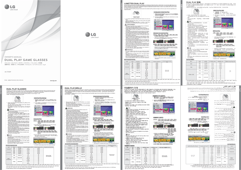 LG AG-F310DP, AG-F310DP-dual-play, LG AG-F310DP, AG-F310 Owner's manual LG AG-F310DP, AG-F310DP-dual-play, LG AG-F310DP, AG-F310 Owner's manual