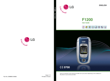 LG F1200 User guide | Manualzz LG F1200 User guide | Manualzz
