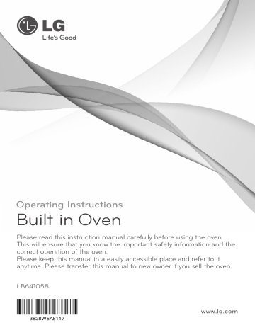 LG LB641058S Owner's manual LG LB641058S Owner's manual