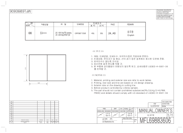 LG A9MULTI, A9MASTER2X, A9PETNBED, A9PETNBED2X, A9MULTI2X Owner's manual LG A9MULTI, A9MASTER2X, A9PETNBED, A9PETNBED2X, A9MULTI2X Owner's manual