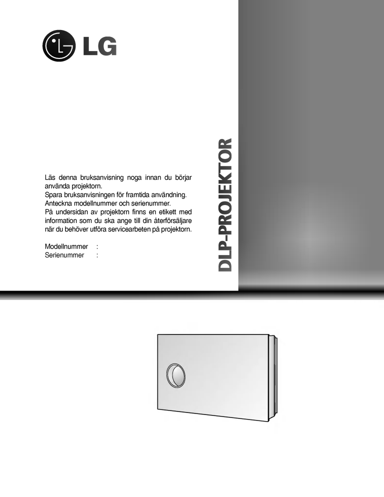LG AN110B-JD, AN110B Owner's manual LG AN110B-JD, AN110B Owner's manual