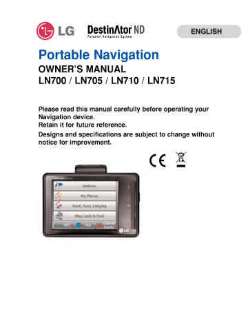 LG LAN-S460E2, LAN-S460E1, LN705, LN700 Owner's manual LG LAN-S460E2, LAN-S460E1, LN705, LN700 Owner's manual