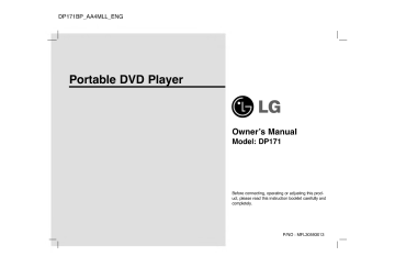 LG DP171 Owner's Manual | Manualzz LG DP171 Owner's Manual | Manualzz