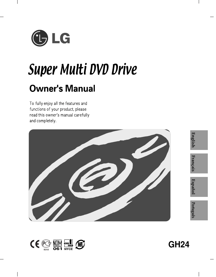LG GH24NS50, GH24LS50, LG GH24LS50, GH24LS, 4493189, 058231291766, GH24LS50-BlackRetail, GH24NS50-BlackBare, GH24NS50-BlackRetail Owner's manual LG GH24NS50, GH24LS50, LG GH24LS50, GH24LS, 4493189, 058231291766, GH24LS50-BlackRetail, GH24NS50-BlackBare, GH24NS50-BlackRetail Owner's manual