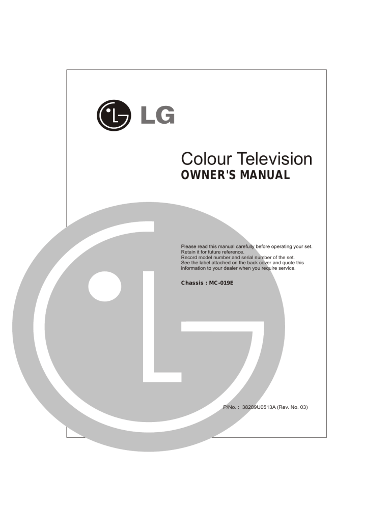 LG 21FC2RGE-TY, 14D7RBE, 21FC2RG-TY, 14CC5RBE-TY, 21FD2RGE-TY, 21FE3RGE-TY, 15FC2RGE-TY Owner's manual LG 21FC2RGE-TY, 14D7RBE, 21FC2RG-TY, 14CC5RBE-TY, 21FD2RGE-TY, 21FE3RGE-TY, 15FC2RGE-TY Owner's manual