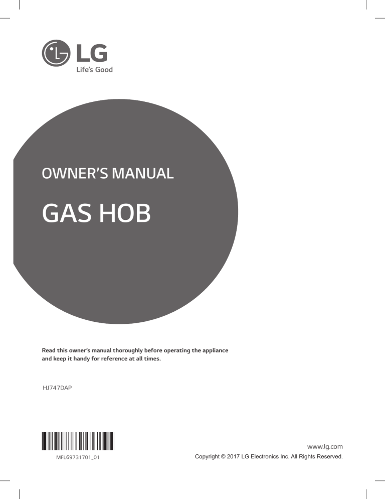 LG HJ747DAP Owner's manual LG HJ747DAP Owner's manual