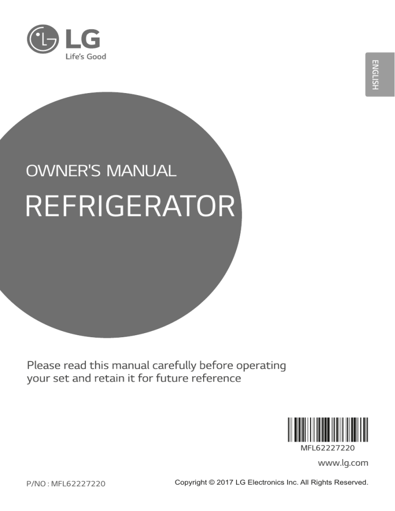 LG 2R302RLBN, 2R302RPBN Owner's manual LG 2R302RLBN, 2R302RPBN Owner's manual