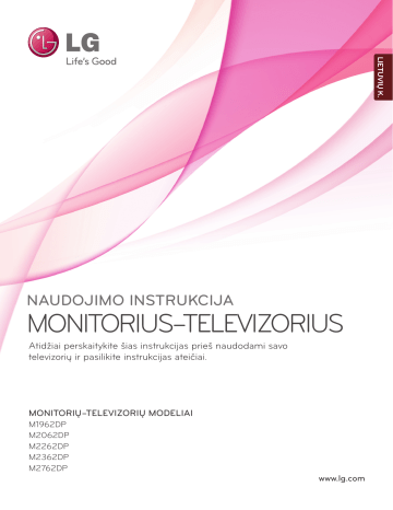 LG M2762DP-PZ, M2062DP-PZ Owner's manual LG M2762DP-PZ, M2062DP-PZ Owner's manual