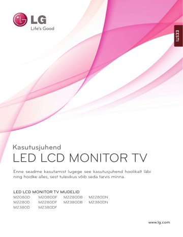 LG M2280D, M2280DN-PZ, M2280D-PZ, M2080DF-PZ, M2080DF, M2380DN-PZ Owner's manual LG M2280D, M2280DN-PZ, M2280D-PZ, M2080DF-PZ, M2080DF, M2380DN-PZ Owner's manual