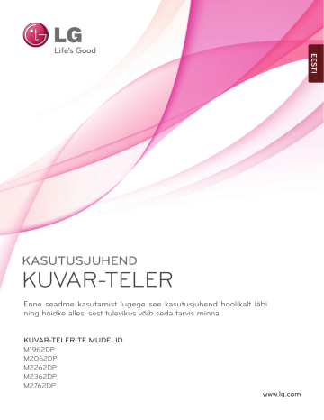 LG M2362DP-PZ Owner's manual LG M2362DP-PZ Owner's manual