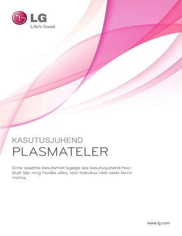 LG 60PZ850, 50PZ850 Owner's manual LG 60PZ850, 50PZ850 Owner's manual