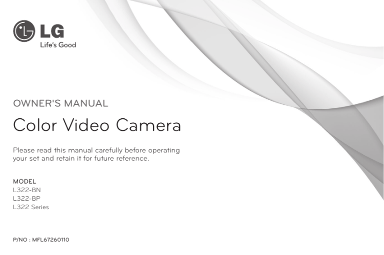 LG L322-BP Owner's manual LG L322-BP Owner's manual